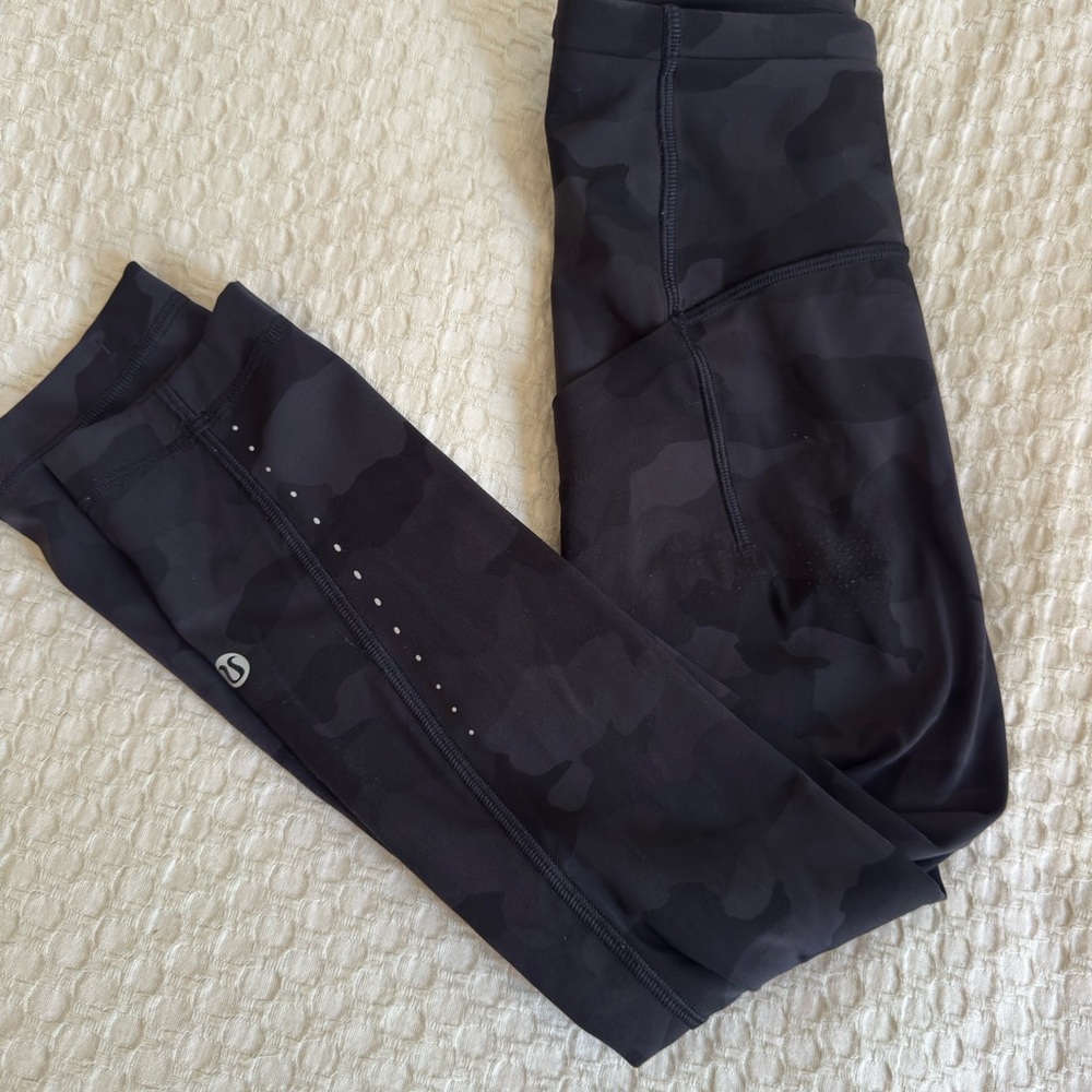 lululemon athletica Black Camouflage Leggings
